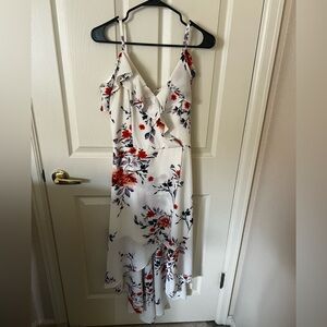 Floral high low dress